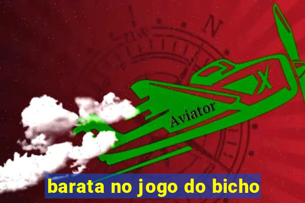 barata no jogo do bicho